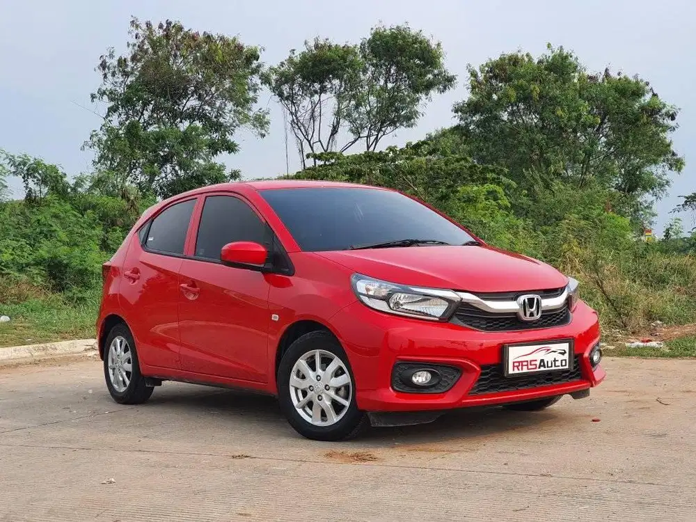 KM 7 ribu!!  Honda Brio Satya 1.2 E AT 2022 Merah