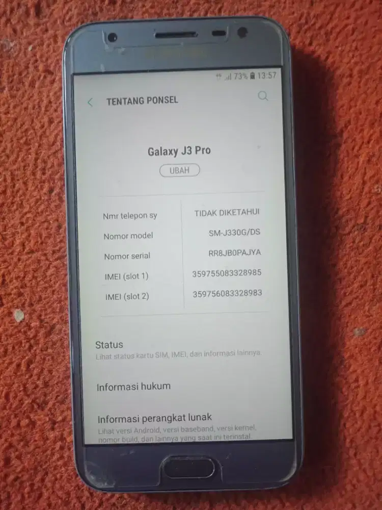 Samsung j3 pro hp aja