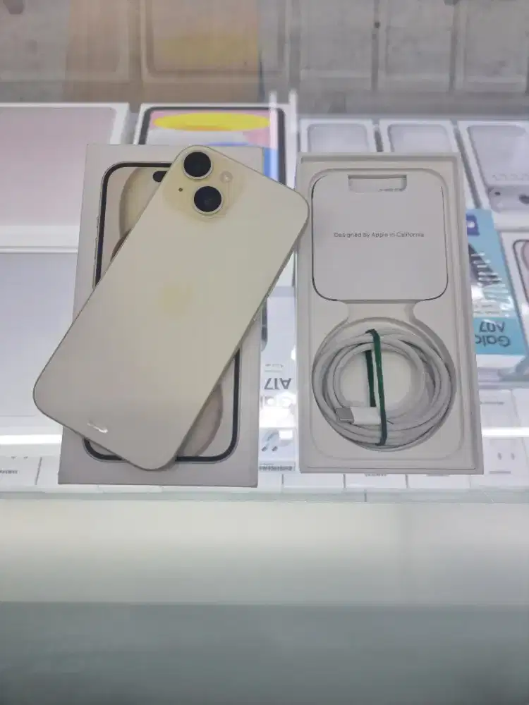 Second IPhone 15 256GB Yellow IBOX ON Oktober 2026 Mulus Fullset Nego