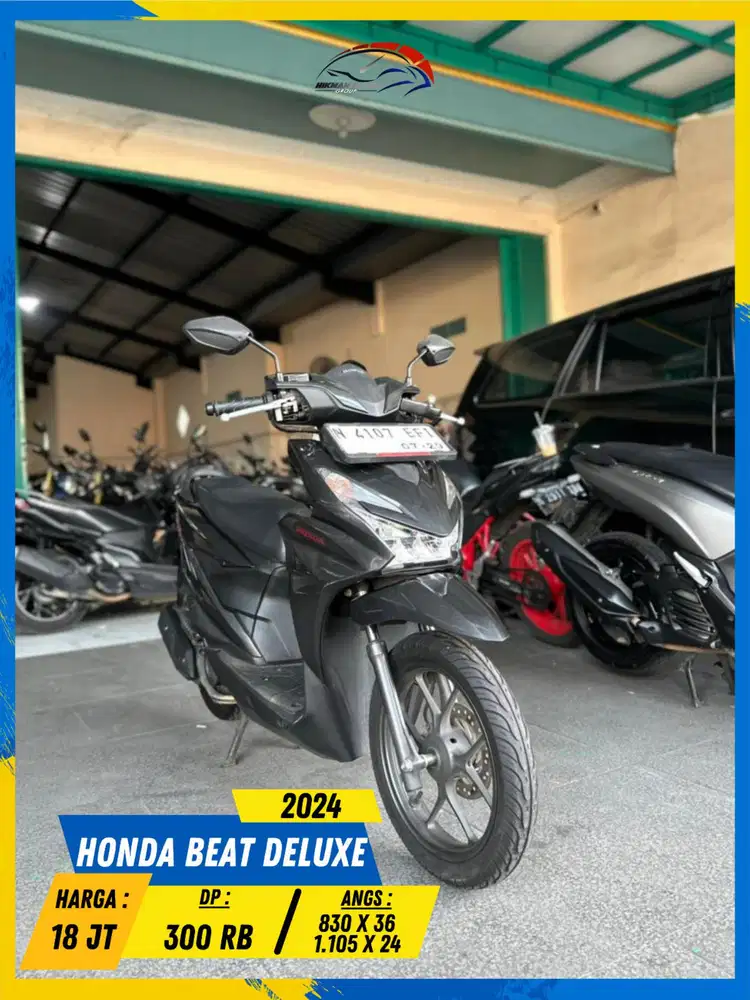 HONDA BEAT DELUXE 2024 READY MASZEHH HIKMAH MOTOR KEPUH MALANG