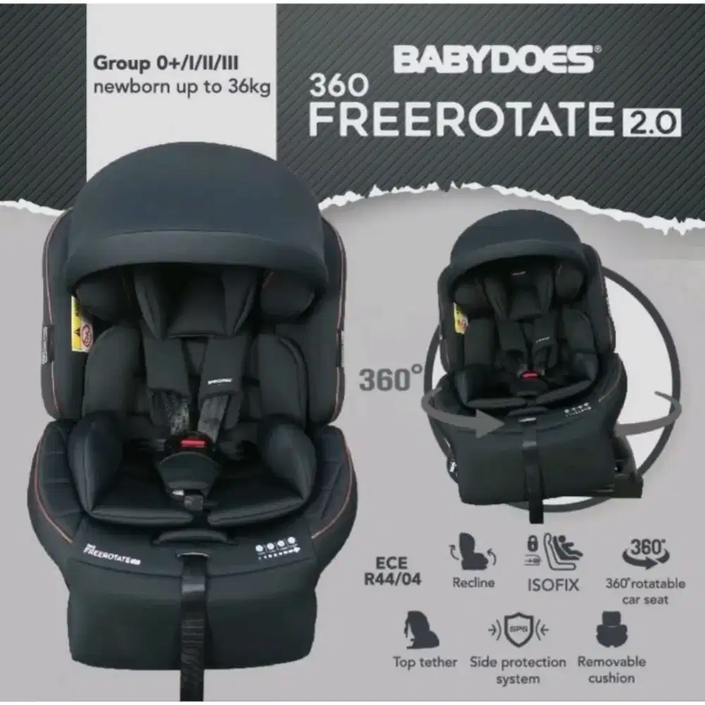 Babydoes Baldwinz+ 360 (CH-JM 8735A) Car Seat