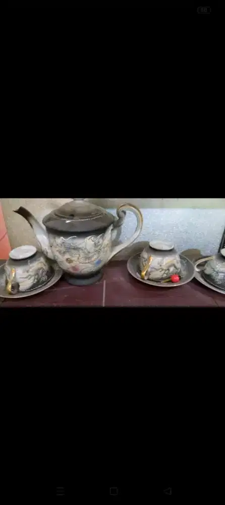 1 set cangkir+ teko