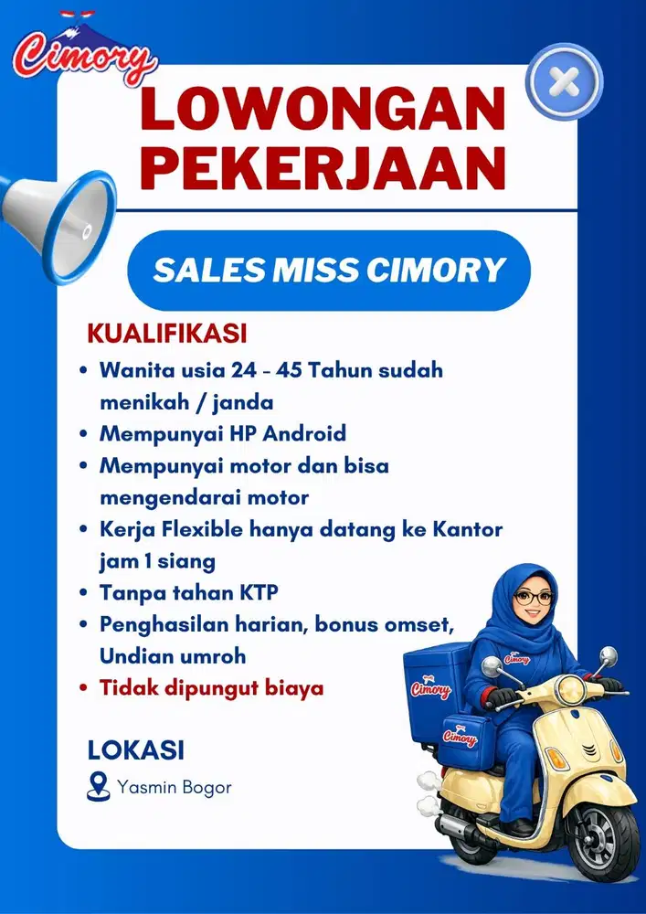 Lowongan Kerja Miss Cimory