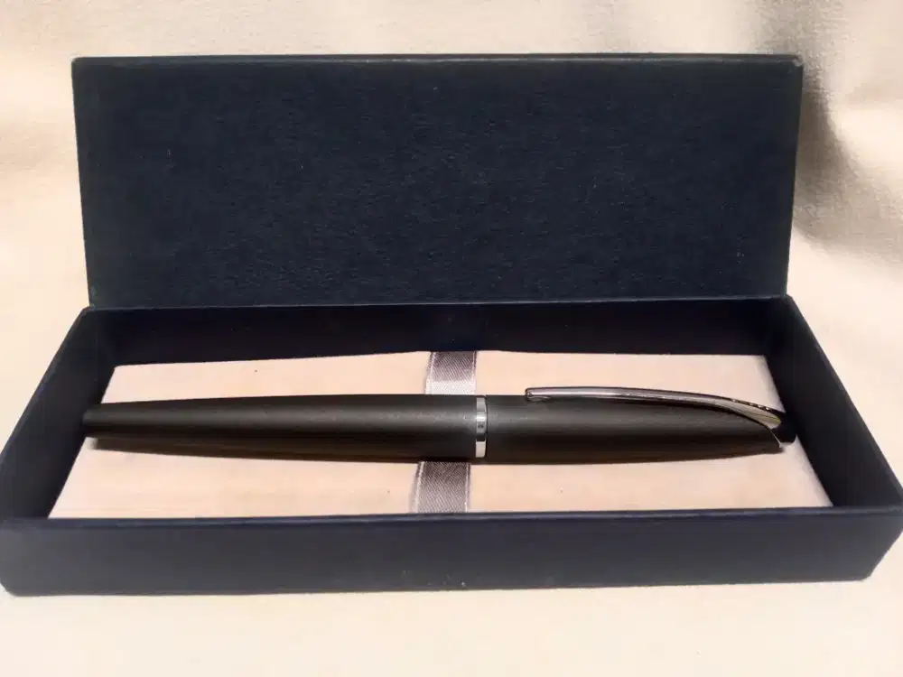 Cross USA solid steel black rollerball pen