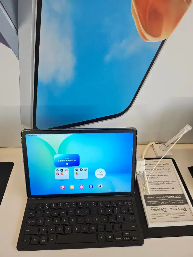 SAMSUNG TAB S10 FE TERMURAH DISKON 3JT FULLSET