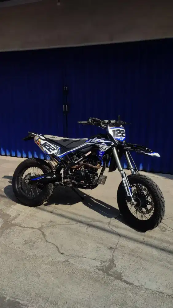 KLX D-Tracker 2017 plat D ss lengkap samsat KBB pajak on