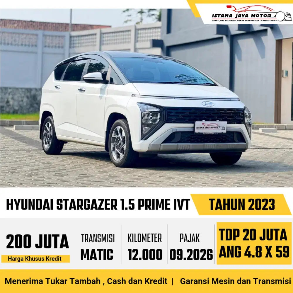 HYUNDAI STARGAZER 1.5 PRIME IVT 2023