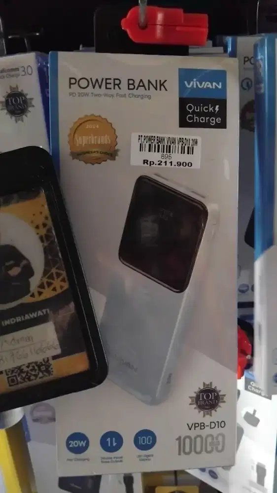 POWERBANK VIVAN VPB D10-20W |ATLANTIS DAHSYAT