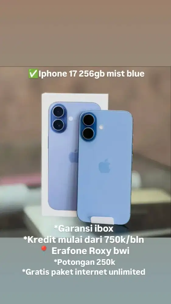 Iphone 16 128gb, garansi resmi