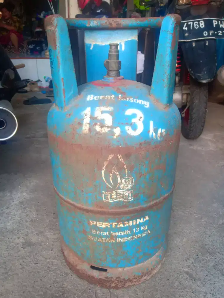 Tabung gas elpiji LPG kaki keropos