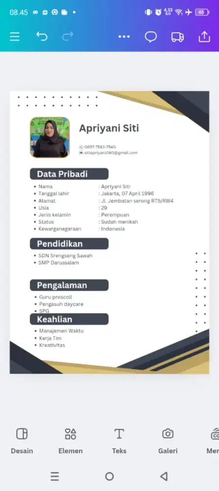 Mencari pekerjaan