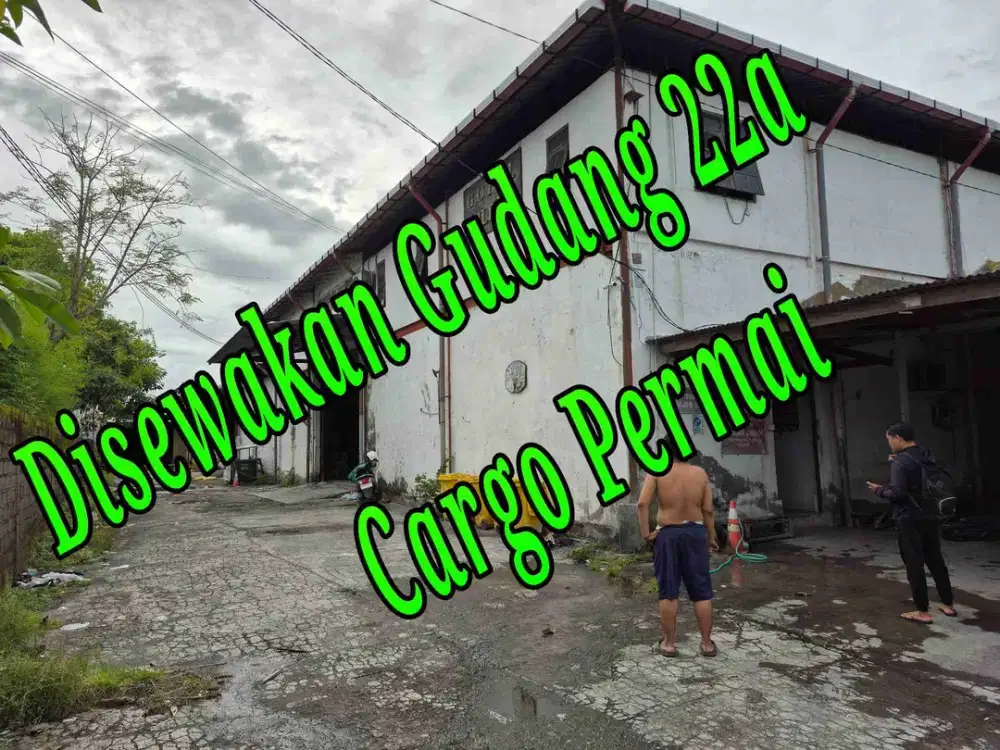 Disewakan Gudang 22a di Jln Cargo Permai Denpasar Bali