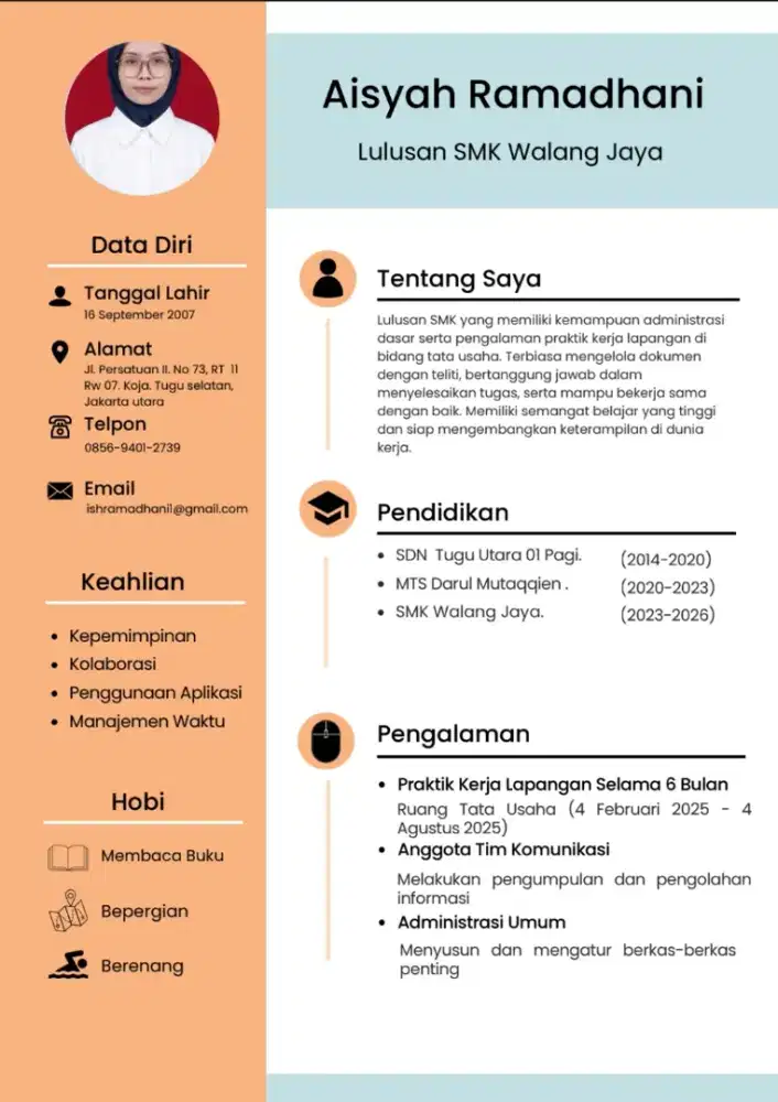 Saya mencari lowongan kerja
