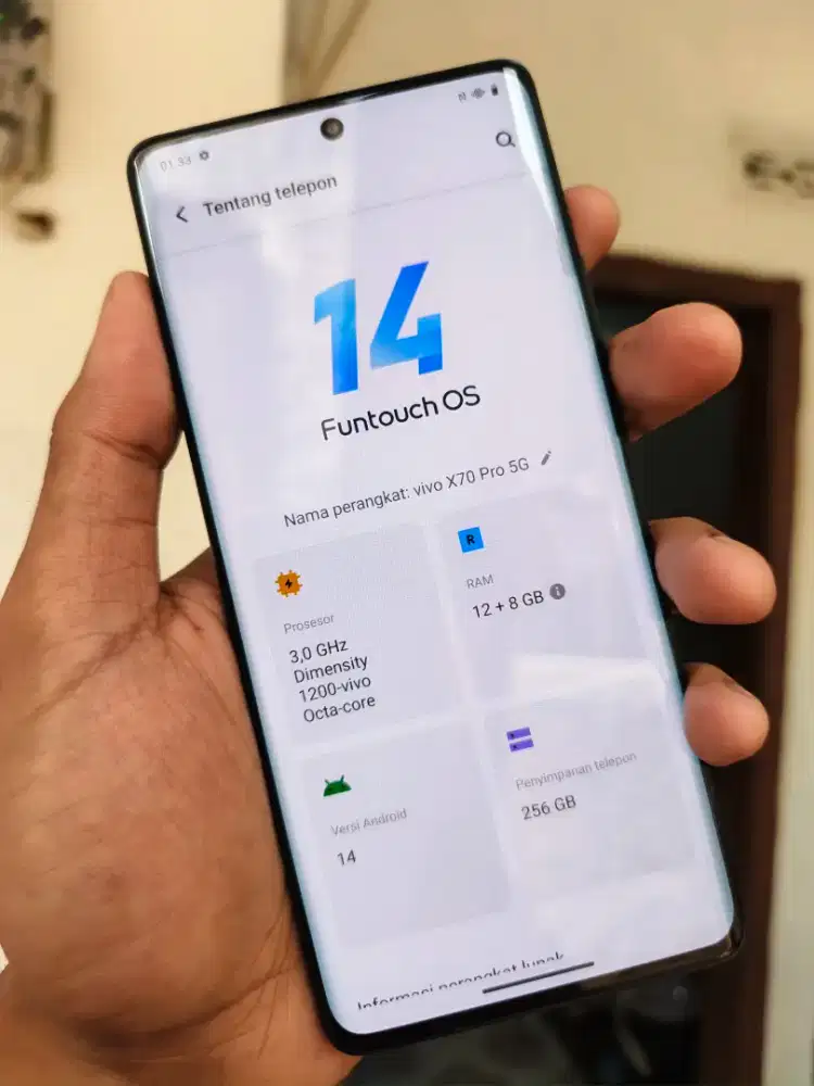 Vivo X70 pro 5G ram 12/256Gb mulus no minus segel banget mantap jiwa