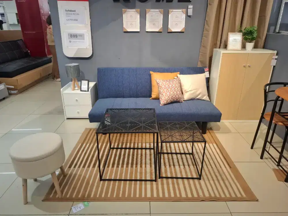 SOFABED 160CM KAIN HALUS 800RIBUAN