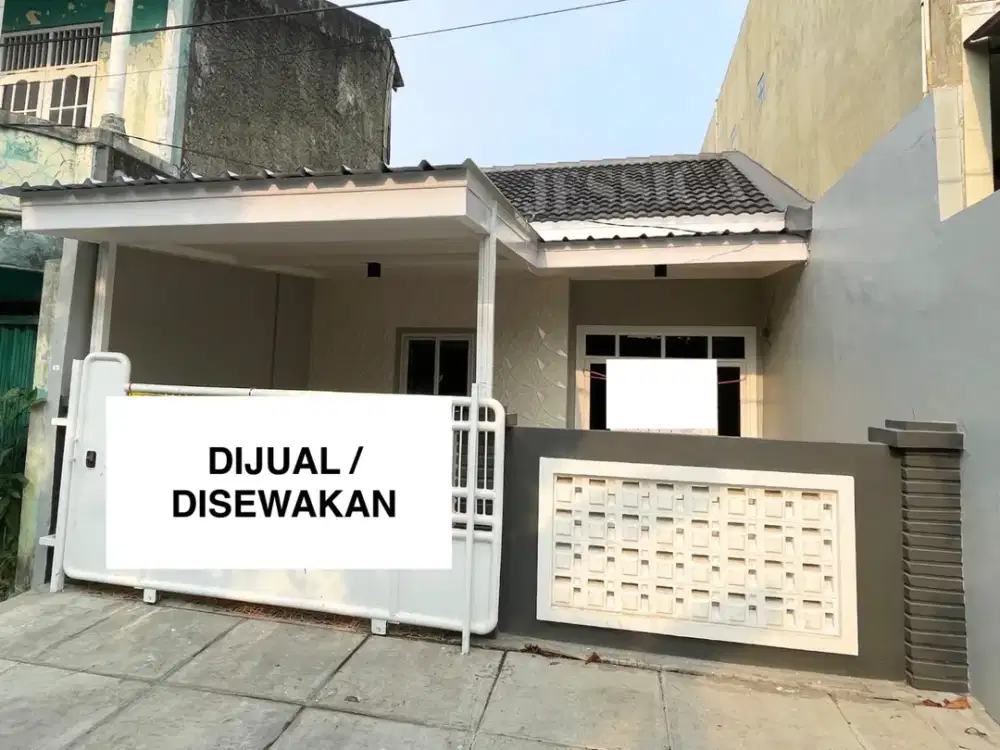 Jual / Sewa Rumah 1 Lantai Siap Huni Bekasi Griya Asri 1 LB/LT= 55/72m2 (Sudah Renov)