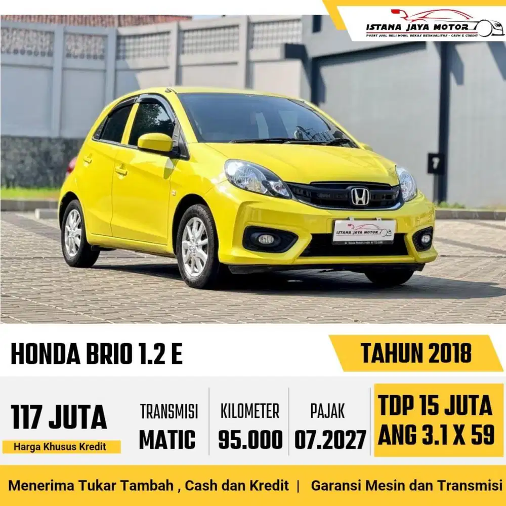 Honda Brio E AT 2018
