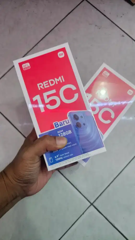 Redmi 15c 8/256 dan 6128