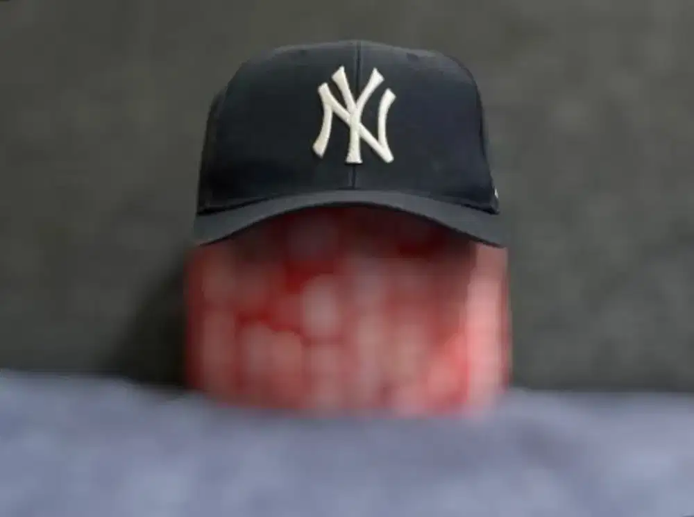 Topi '47 Brand NY Yankees Black Wool Blend MVP Strapback Second