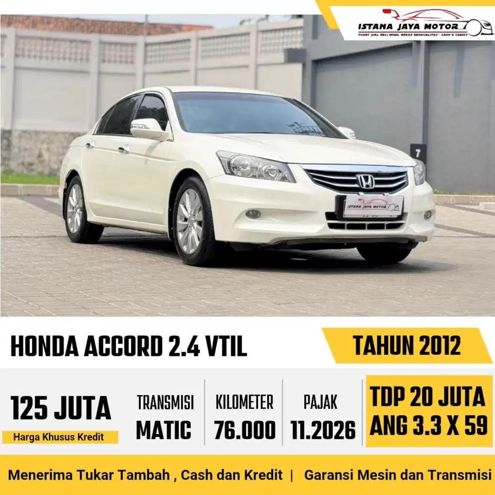 Honda Accord 2.4 VTIL AT 2012