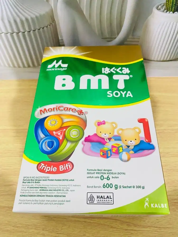 Morinaga BMT Soya 600 gram usia 0-6 bln