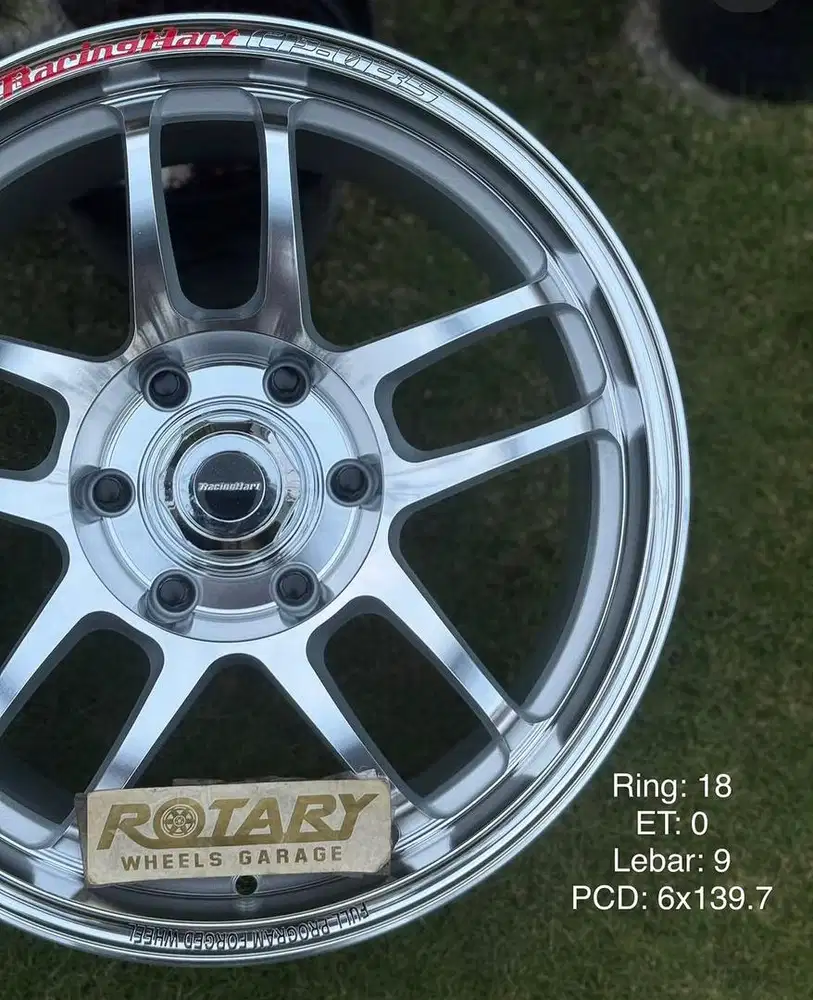 Velg RacingHart CP035 SUV Ring18 BARU Fortuner VRZ Pajero Mazda BT50