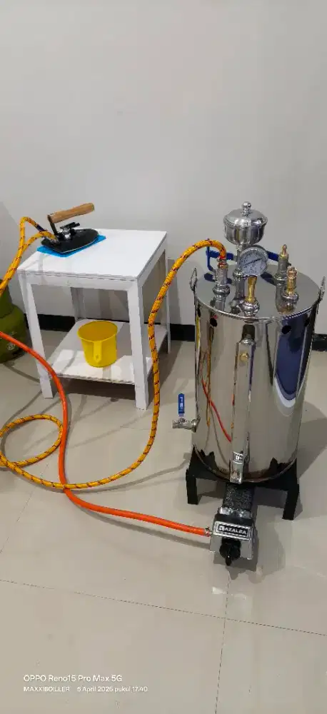 SETRIKA UAP GAS LAUNDRY KONVEKSI GORDEN - UAPAN BOILER LAUNDRY