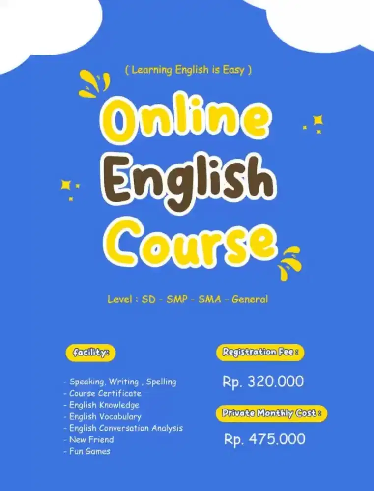 jasa les inggris untuk semua