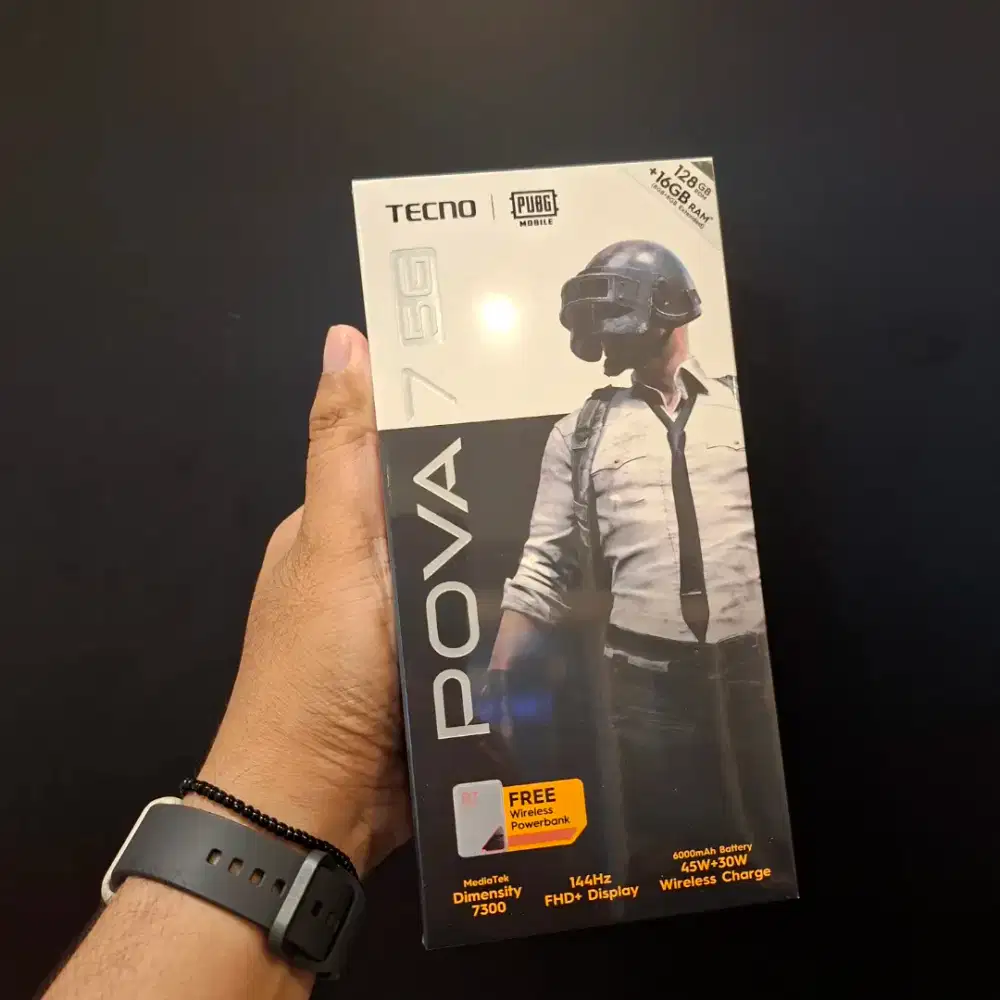 Jual New Tecno Pova 7 5G 8/256gb garansi resmi jogja