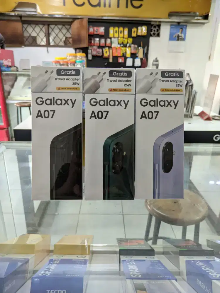 [ Fast respon WA ] Samsung Galaxy A07 4/64 Garansi resmi SEIN 1thn