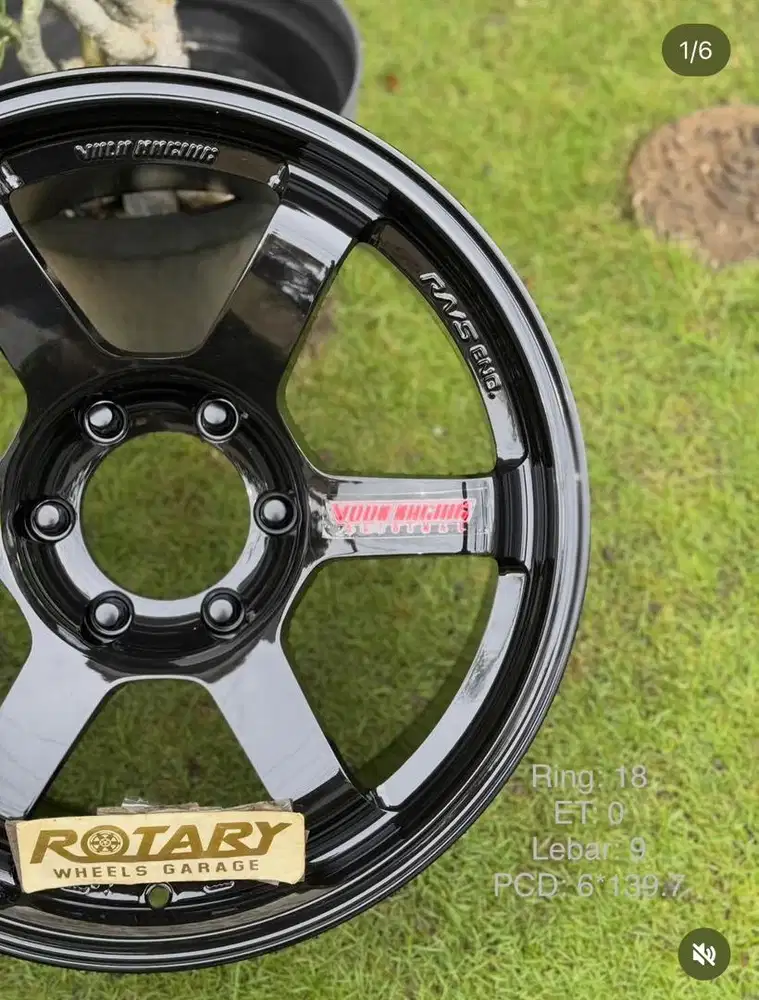 Velg volk rays te37 SUV ring18 BARU ford everest pajero dakar fortuner