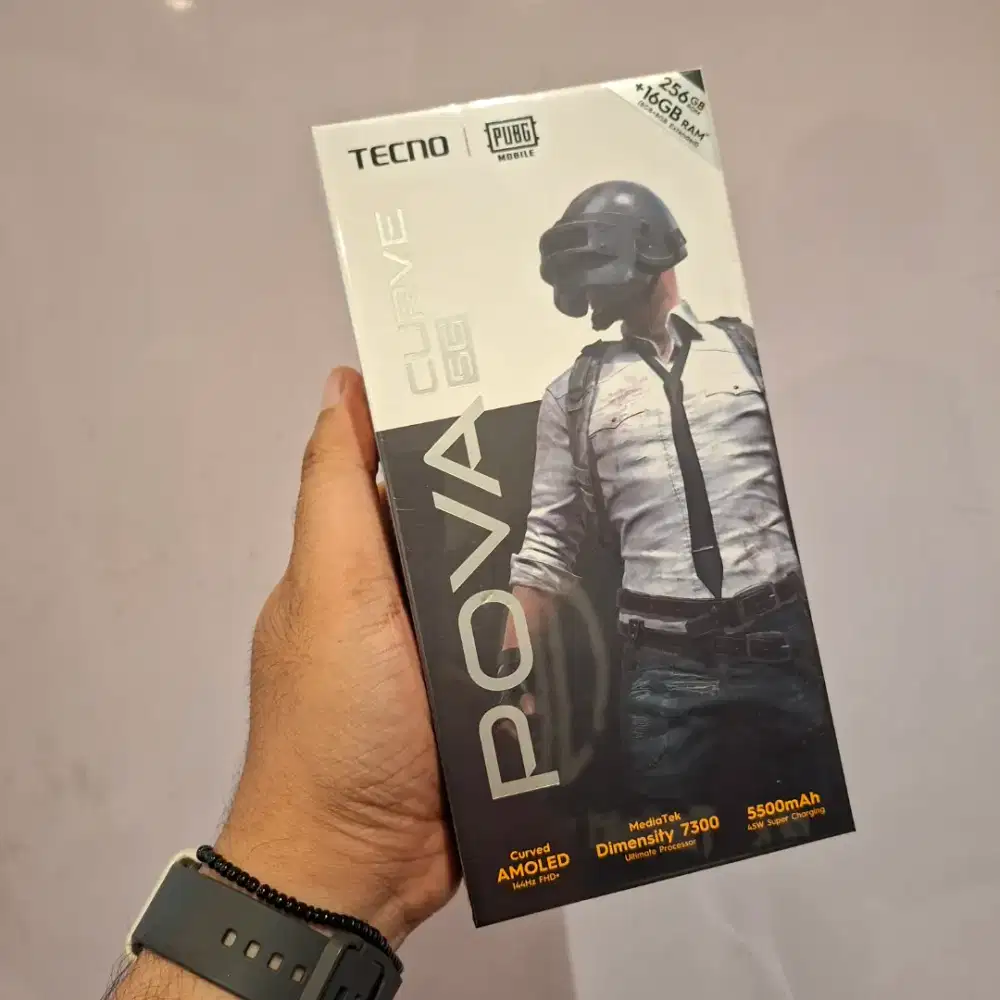 Jual New Tecno Pova Curve 5G 8/256gb garansi resmi jogja