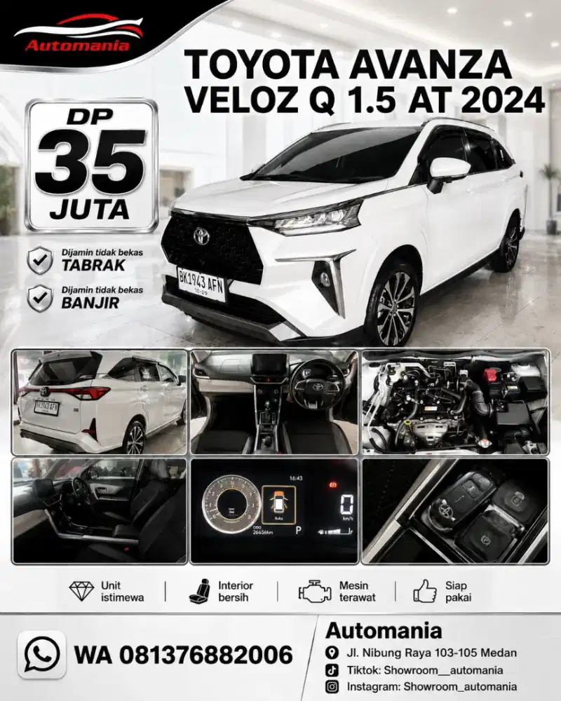 Avanza Veloz Q AT 2024 xpander HRV rush