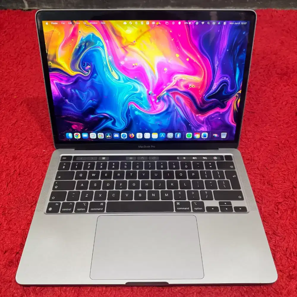 Macbook pro m1 2020 ram 8gb ssd 512gb siap pakai bisa cod