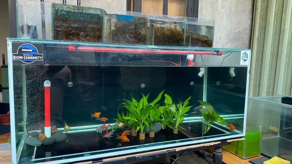 aquarium 120 + talang + pompa