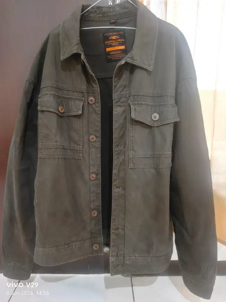 Cardinal jaket pria E0442J03C ori