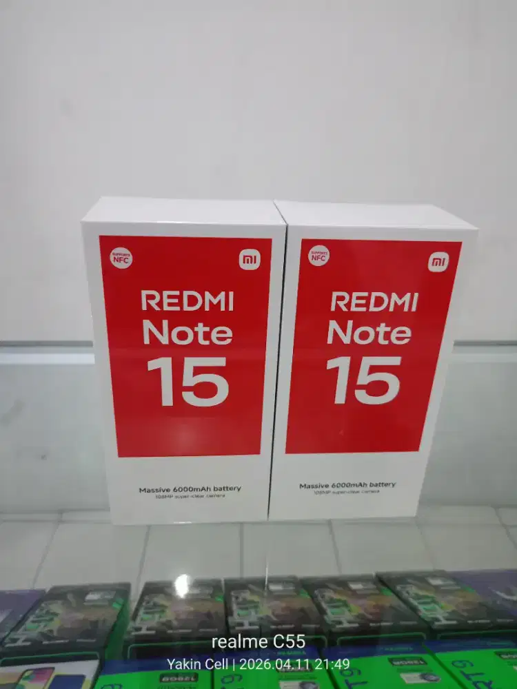 Xiaomi Note 15 8/128 GB Helio G100 AMOLED Camera 108 MP Garansi Resmi
