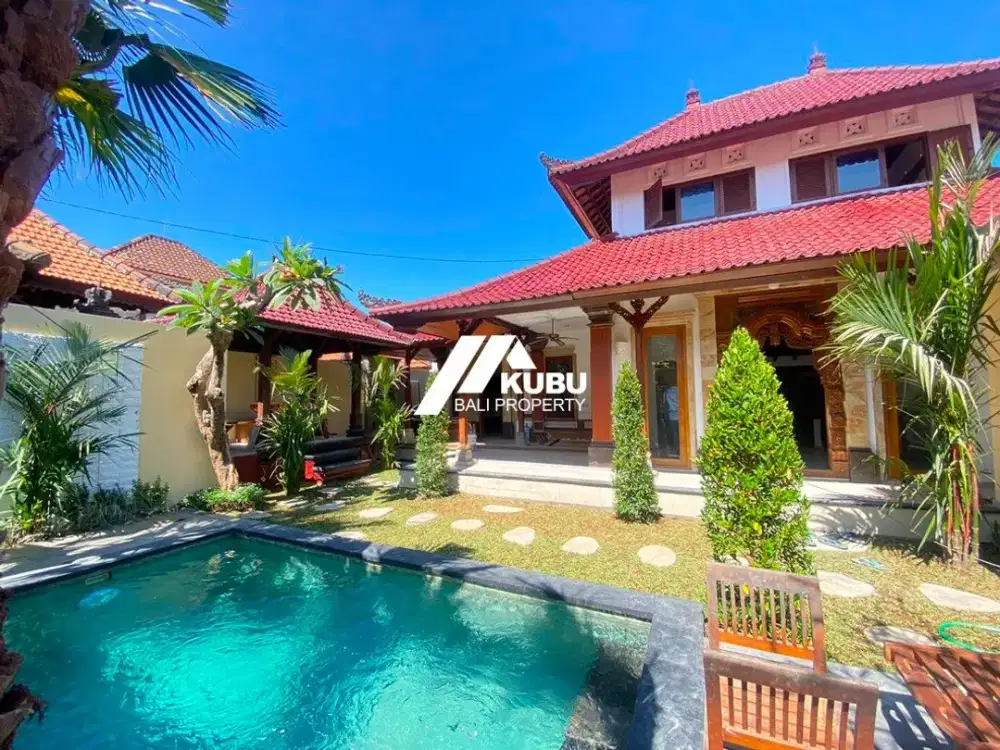 KBP1629 Minimum 10 Years Rental  , Balinese-style villa with a swimming pool and beautiful garden.