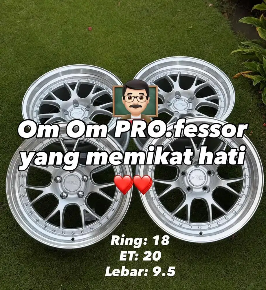 Velg SSR Professor SM3 ring18 BARU fairlady innova reborn zenix hybrid
