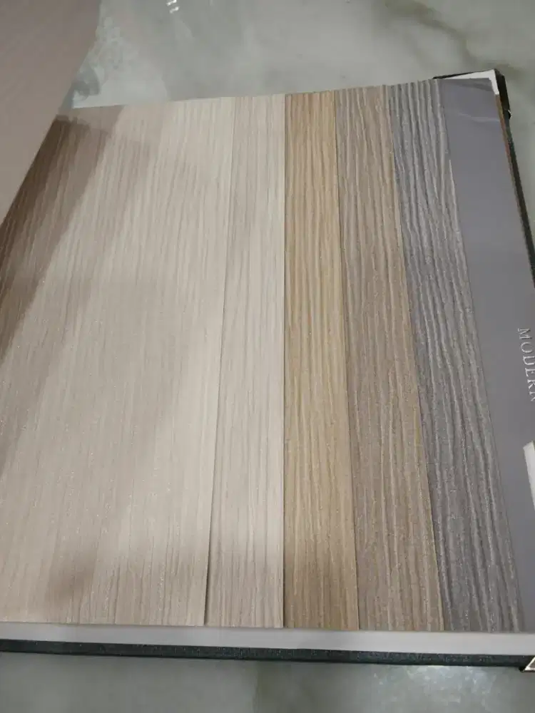 Wallpaper dinding premium polos bertekstur