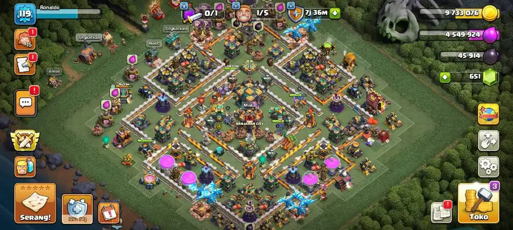 Akun coc th 14 semi max