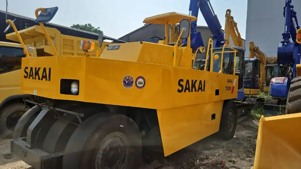 TR Sakai TS200 Pneumatic Tire Roller 9 Ban Harga DP