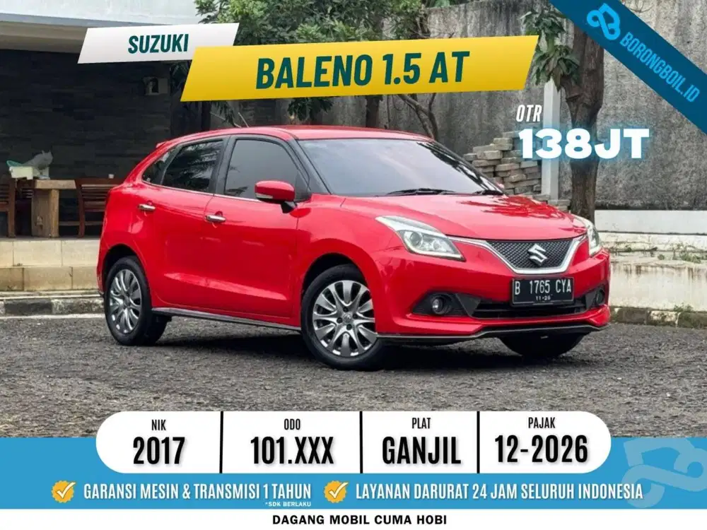 Suzuki Baleno HB at 2017 Merah