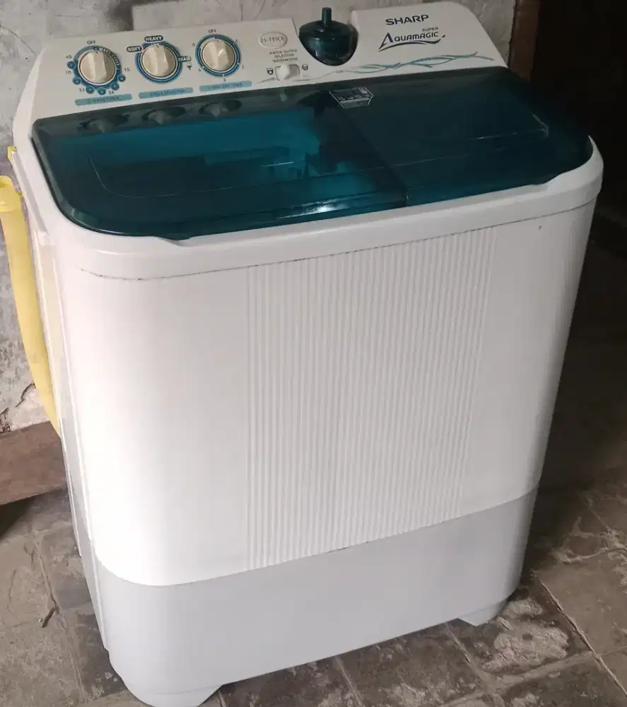 Dijual mesin cuci sharp 10 kilo normal dinamo mesin masih ori
