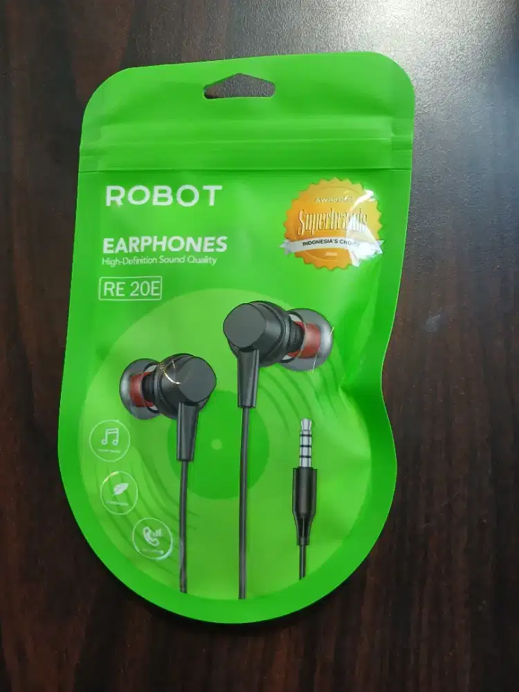 Headset Robot RE 20E Oblique In-Ear Deep Bass Comfortable HD Calling