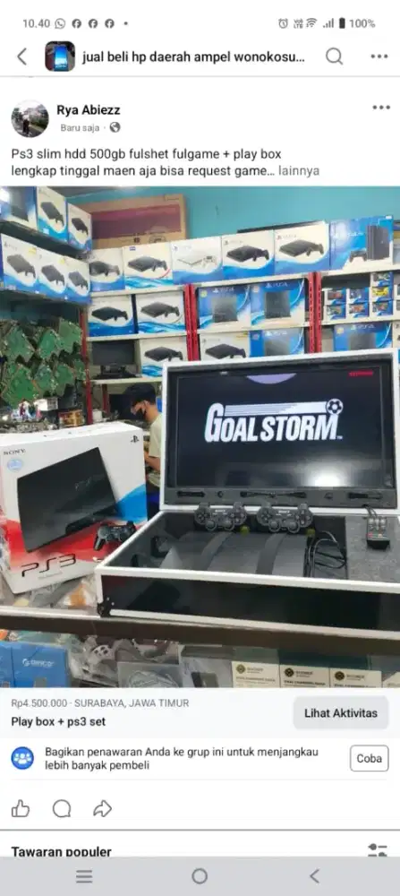 Play box + ps3 slim