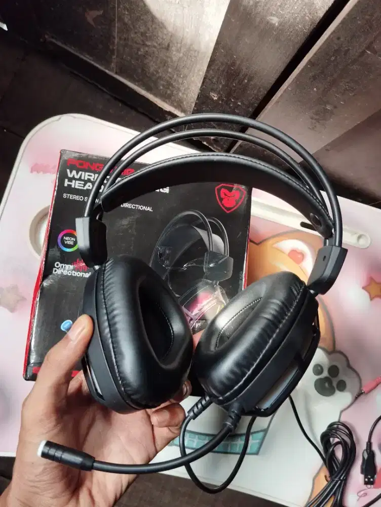 Headset Gaming Pongo H101 Wired