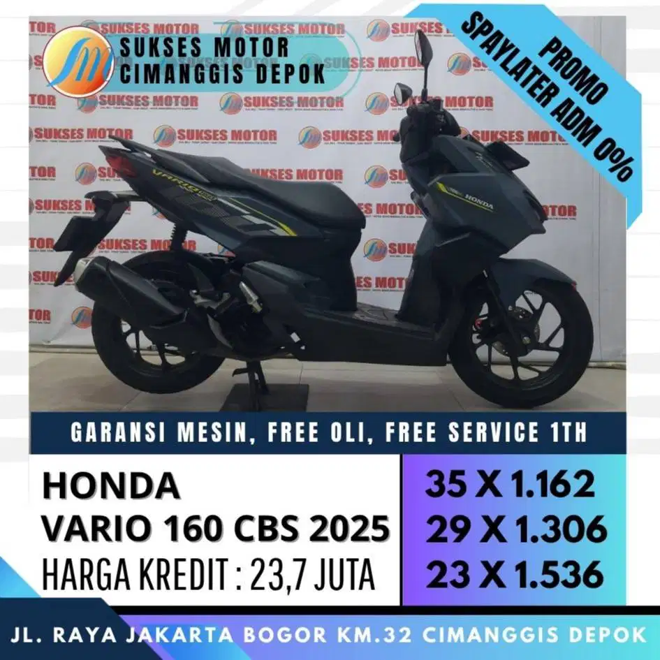 NEW VARIO 160 CBS 2025 TERMURAH CASH KREDIT DP CICILAN TERJANGKAU