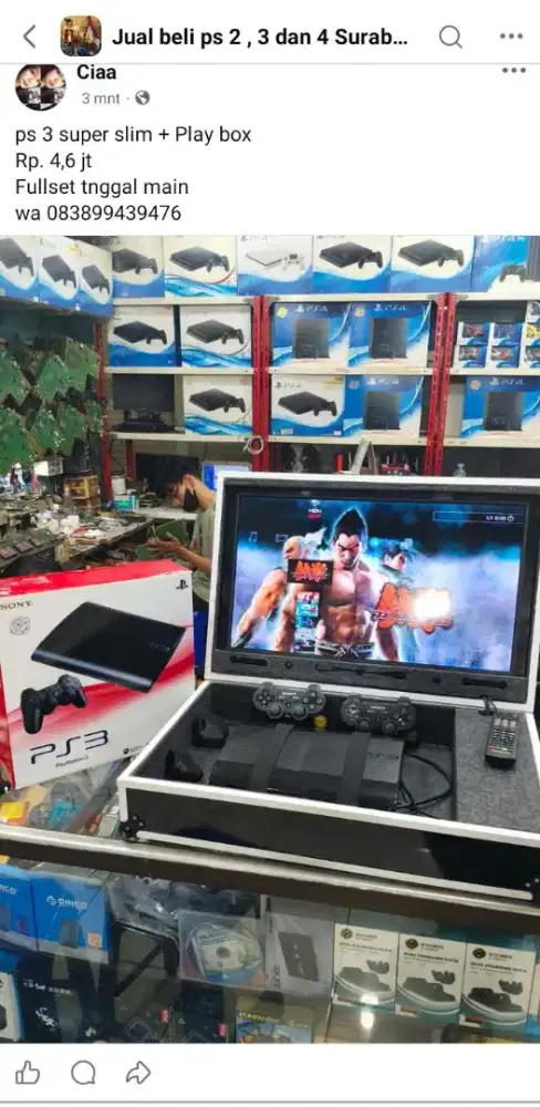 Play box + ps3 super slim