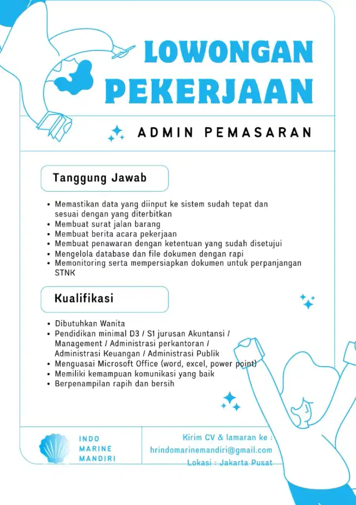 Admin pemasaran